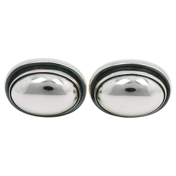 Georg Jensen Oval cuffs ＃44A Silver925 mens - Picture 1 of 5